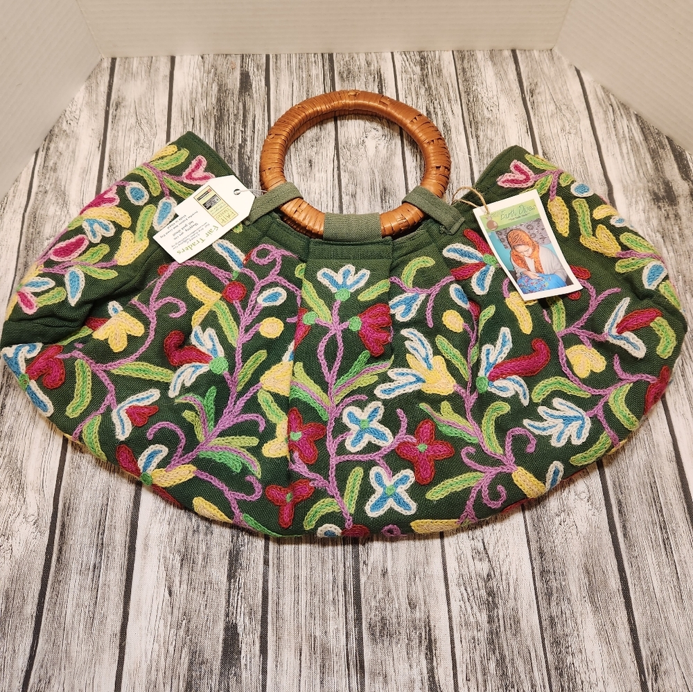 Fair trade tapestry bag Reversible‎